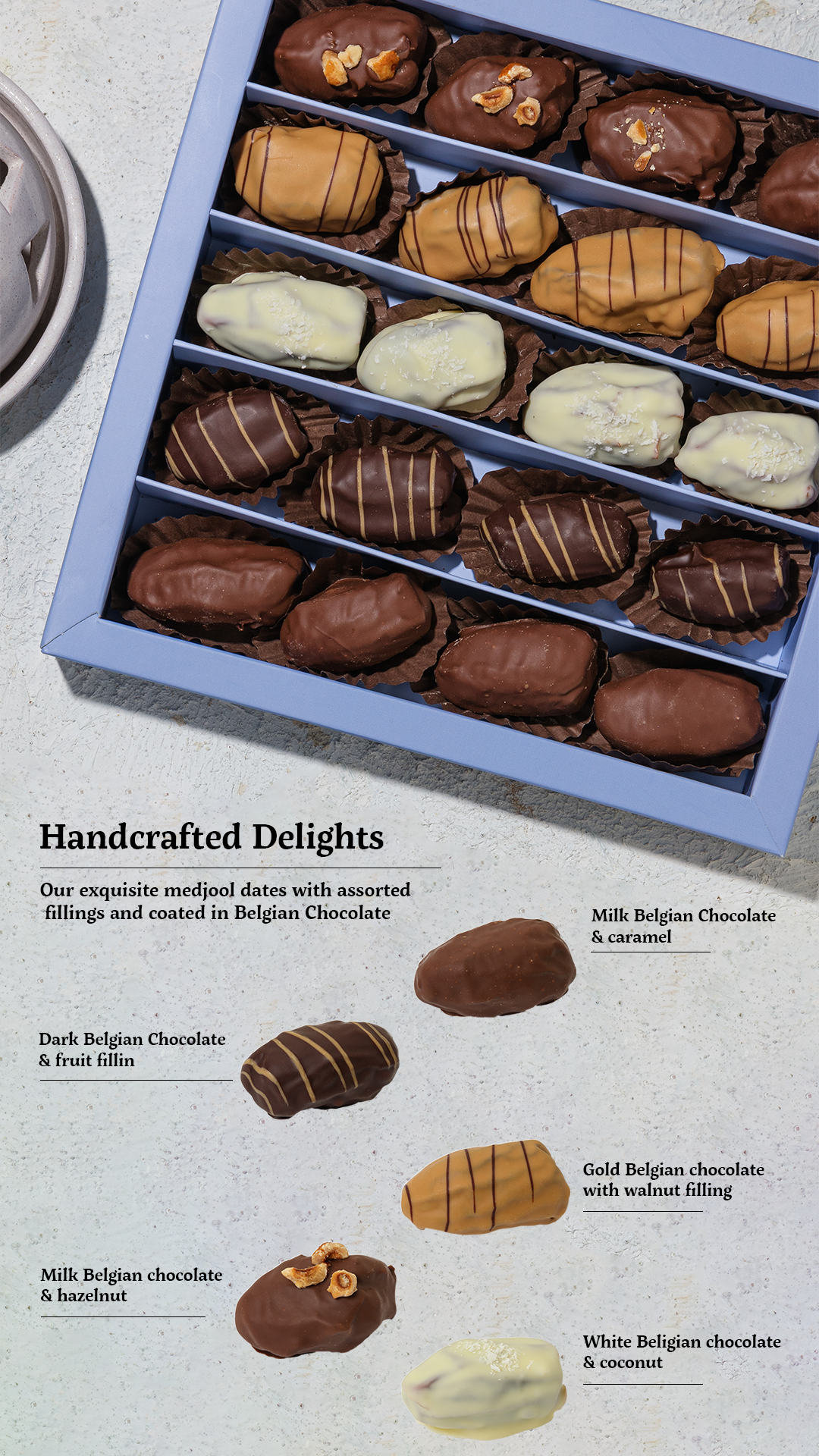 *New* Limited Edition Belgian Chocolate Medjools