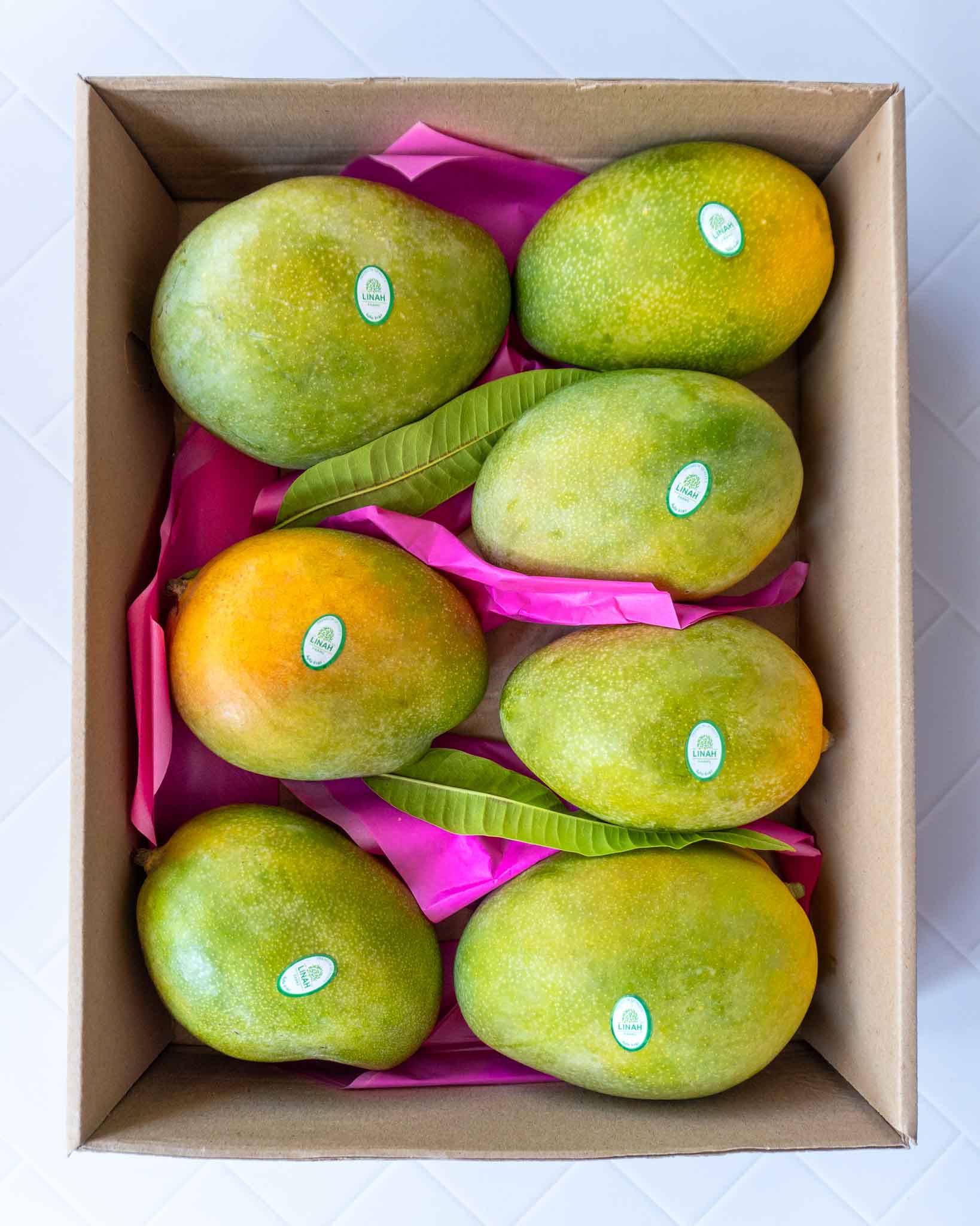 Linah Farms' Keitt Mangoes 5Kg box, fresh from our family farm