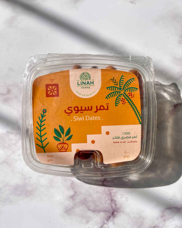 500g pack of Linah Farms’ Siwi dates